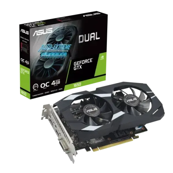 ASUS Dual GeForce GTX 1650 OC Edition 4GB GDDR6 EVO Graphics Card